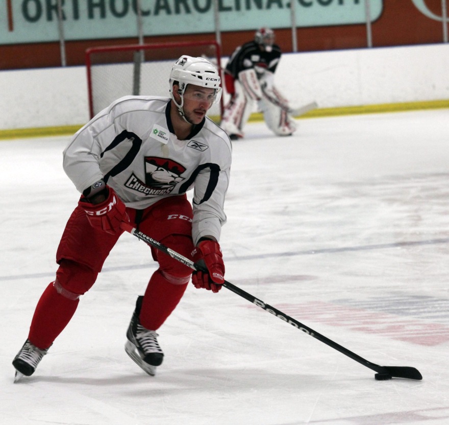 Stefan Della Rovere joins the Checkers after a stint with the Blues organization. (Photo - J. Propst)